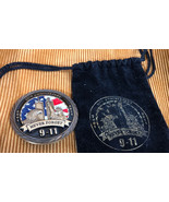 Coinforce 911 Never Forget Military Veterans Collectible 2&quot; Coin and Bag - £6.21 GBP