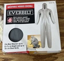 NEW Everbilt Gray Breathable Hooded Coveralls Fits Sz L/XL - €4,20 EUR NEW Everbilt Gray Breathable Hooded Coveralls Fits Sz L/XL - €4,20 EUR