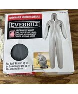 NEW Everbilt Gray Breathable Hooded Coveralls Fits Sz L/XL - $90.12 MXN NEW Everbilt Gray Breathable Hooded Coveralls Fits Sz L/XL - $90.12 MXN