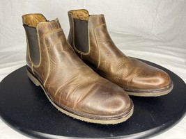 Johnston &amp; Murphy Copeland Chelsea Boots Men&#39;s 11.5 Shoes Brown Leather ... - $28.00