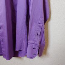 Deluxe Collection | Men's Purple Long sleeve Button down Casual Shirt | Sz. 3 image 8