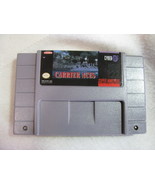 Carrier Aces SNES Nintendo CyberSoft Video Game Authentic - $18.50
