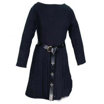 Beautiful Thick Padded Gambeson Black Medieval Aketon Coat Armor cotton - £85.59 GBP+