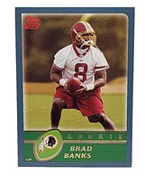 Brad Banks 2003 Topps Football Rookie Card #317 - NFL Washington - £2.18 GBP