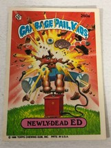 Newly-Dead Ed Garbage Pail Kids Trading Card 1986 GPK Sticker - $2.48