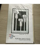 Calla Lillies 24&quot; x 36&quot; Wall Quilt Applique Pattern Pacific Rim Quilt Co... - £6.00 GBP