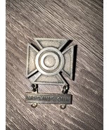 Original Early WW2 U.S. Army Pin Back Marksman Badge w/MG Bar - $41.48 CAD