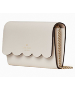 Kate Spade Gemma Parchment Leather Chain Crossbody Bag WLR00552 White Iv... - £66.02 GBP