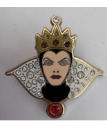 Disney 2006 Evil Queen Snow White Jeweled Villains Disney Trading Lapel Pin - $29.71 CAD