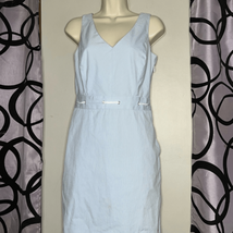 Dress Tommy Hilfiger Light Blue White Stripe Nauticle Size 4 cotton blend - £18.79 GBP