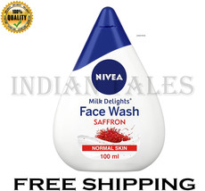  NIVEA Milk Delights Face Wash Precious Saffron For Normal Skin 100ml,  - $22.99