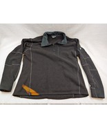 Kuhl Sweater Mens Dark Brown Fleece Quarter Zip Pullover Sweatshirt XXL 2XL - $370.97 MXN