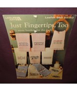 Just Fingertips Too Towels Cross Stitch Pattern Booklet 668 1988 11 Designs - £6.31 GBP