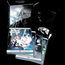 Star Wars Widescreen Remastered Trilogy IV V VI 4 5 6 DVD 4 Disc Box Set Bonus - £43.57 GBP