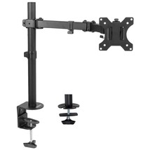 VIVO Full Motion Single VESA Computer Monitor Desk Mount Stand with Articulating - £43.77 GBP