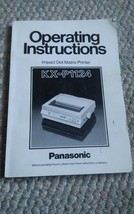 Vintage Panasonic KX-P1124 Operating Instructions Manual Matrix Printer - $242.13 MXN