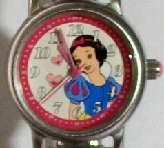 Disney Retired Snow White Italian Charm Watch! Adorable! 16 link Stainless Steel - £99.91 GBP