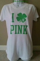 NWT VICTORIAS SECRET PINK LIMITED EDITION MLB SF GIANTS ST PATTYS DAY SH... - $29.99