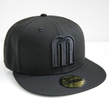 New Era Mexico 59Fifty Men’s Fitted Hat World Baseball Limited-Edition Blk 7 1/8 - $89.06