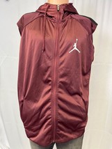 Nike Air Jordan Mens Burgundy Sleeveless Sweater Size XL SKU 6733 - $19.62