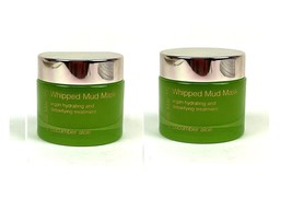 2x Whipped Mud Mask Argan Hydrating &amp; Detoxifying Treatment Cucumber Aloe 1.7 oz - £15.78 GBP