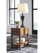 Breegin - Brown - Chair Side End Table - 1 Drawer - £74.49 GBP