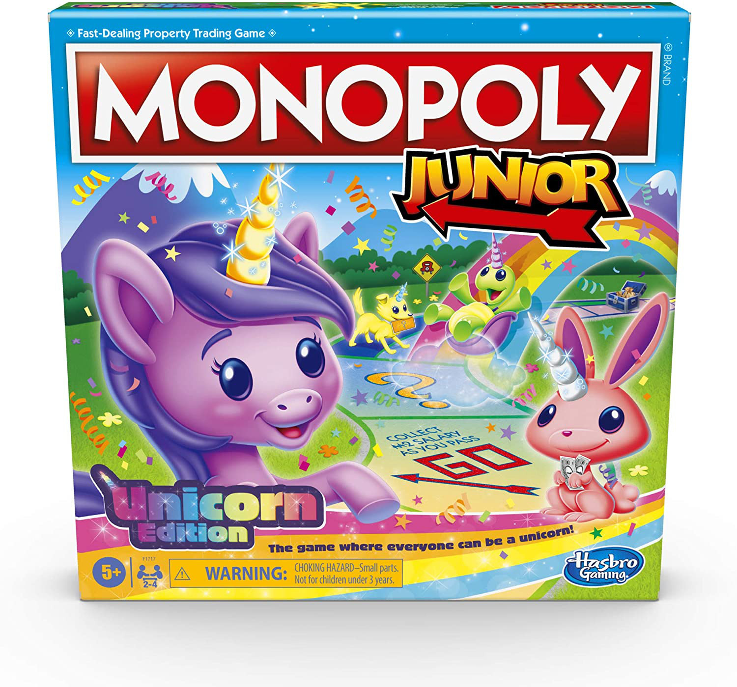 Junior:Unicorn Edition Board Game For 2-4 Players Magical-Themed Indooor