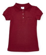 MSRP $15 Unik Burgundy Uniform Pocket Polo Size 18 NWOT - $11.71 CAD