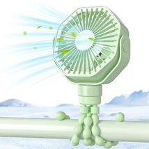 Lerat Portable Stroller Fan 3-Speed Rechargeable Clip-On Green - €10,36 Lerat Portable Stroller Fan 3-Speed Rechargeable Clip-On Green - €10,36 EUR