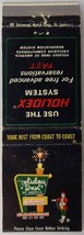 Universal Matchbook Cover Holiday Inn Of America Hotel Hays KS Kansas Holidex - $4.95