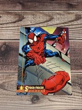 1994 Fleer Marvel Cards The Amazing Spider-Man Spider-Tracer Spider-Man #4 - £1.55 GBP