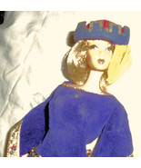  Vintage Barbie Queen Guinevere 1964 Velvet Dress &amp; Doll - €49,85 EUR