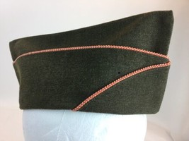 US WW2 Army Ordnance Wool Gaberdine Garrison Overseas Cap Hat Sz 6 3/4 - $49.49