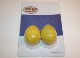 MANO PERCUSSION Pair of Cracked Egg Shakers, 50g, EGGS-CR-BL - £10.94 GBP