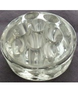 Vintage Clear Glass Floral Frog – Smaller Size – VGC – USEFUL FLORAL CRA... - $27.15 CAD