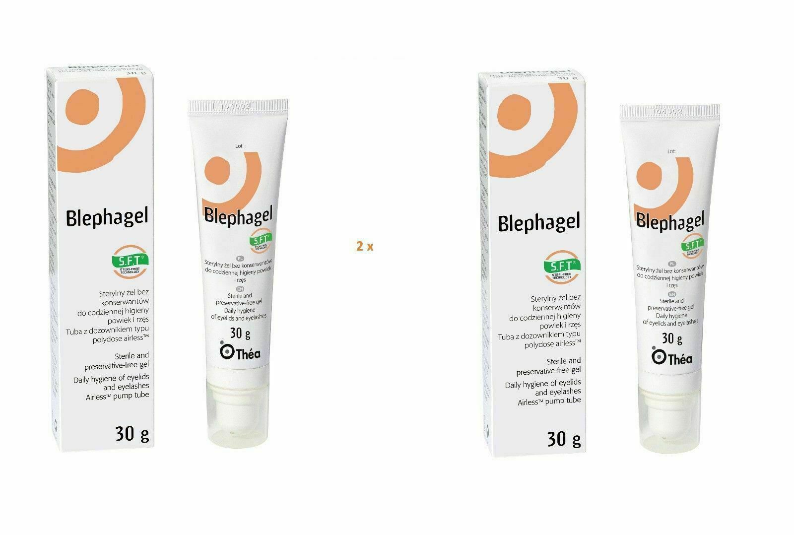 2 x Blephagel 30g - Free Shipping !!!