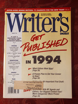 WRITERS DIGEST Magazine January 1994 William G Tapply Hal Blythe Charlie Sweet - £11.33 GBP