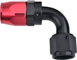 Evil Energy 6An Hose End Fitting 90 Degree Swivel For Cpe Braided Hose Black&amp;Red - £27.46 GBP