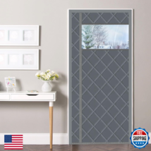 Magnetic Thermal Insulated Door Curtain 72x82 Winter Door Cover Waterpro... - $90.22