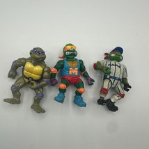 Teenage Mutant Ninja Turtles Lot Of 3 TMNT Vintage 1991 &amp; 1992- Rare!! - £20.80 GBP