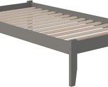 Grey Twin Xl Concord Platform Bed By Atlantic Furniture 9 With Open Foot... - $264.94