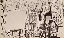 Pablo Picasso Lithograph, Sketchbook 4 Dated 3/11/1955 - £120.27 GBP