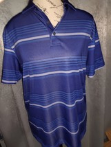 Ben Hogan Polo Shirt Blue Mens Small Golf Stretch Moisture Wicking Shirt - £7.31 GBP