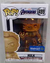 Funko POP Marvel Avengers Endgame Orange Chrome Hulk #499 Walmart Exclus... - £5.66 GBP