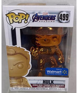 Funko POP Marvel Avengers Endgame Orange Chrome Hulk #499 Walmart Exclus... - $9.94 CAD