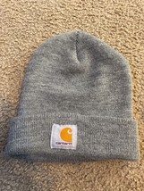 Carhartt Unisex Knit Cuffed Beanie Classic Hat Cap (Gray) - $9.49