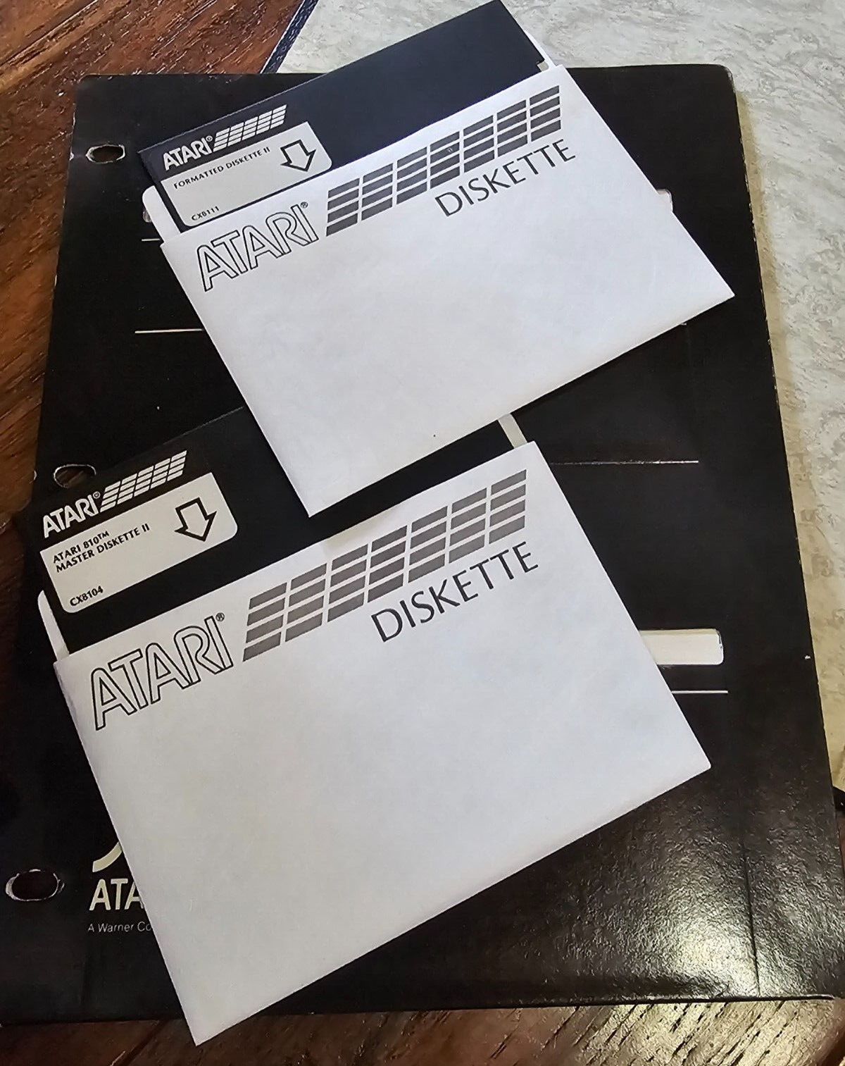 Atari Package 2 Diskettes, Operating Systems, Inside Atari, Basic Reference Manu Item image 2