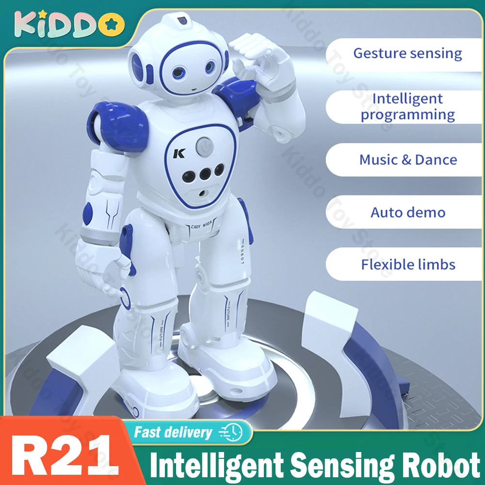 RC Robot Toys Gesture Sensing Remote Control Intelligent programmed by electric - £37.39 GBP