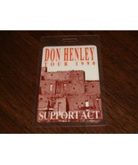 DON HENLEY ORIGINAL LAMINATE BACKSTAGE TICKET PASS  Eagles 1990 SUMMER T... - $9.99