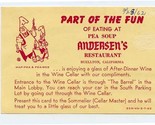 Part of the Fun of Eating at Pea Soup Andersen&#39;s Card Buellton CA Free W... - $27.72